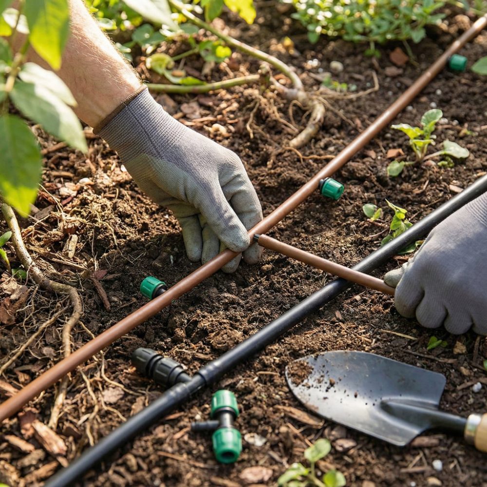 ydravlikos-mixalis-Τοποθέτηση αυτόματου ποτίσματος κήπων