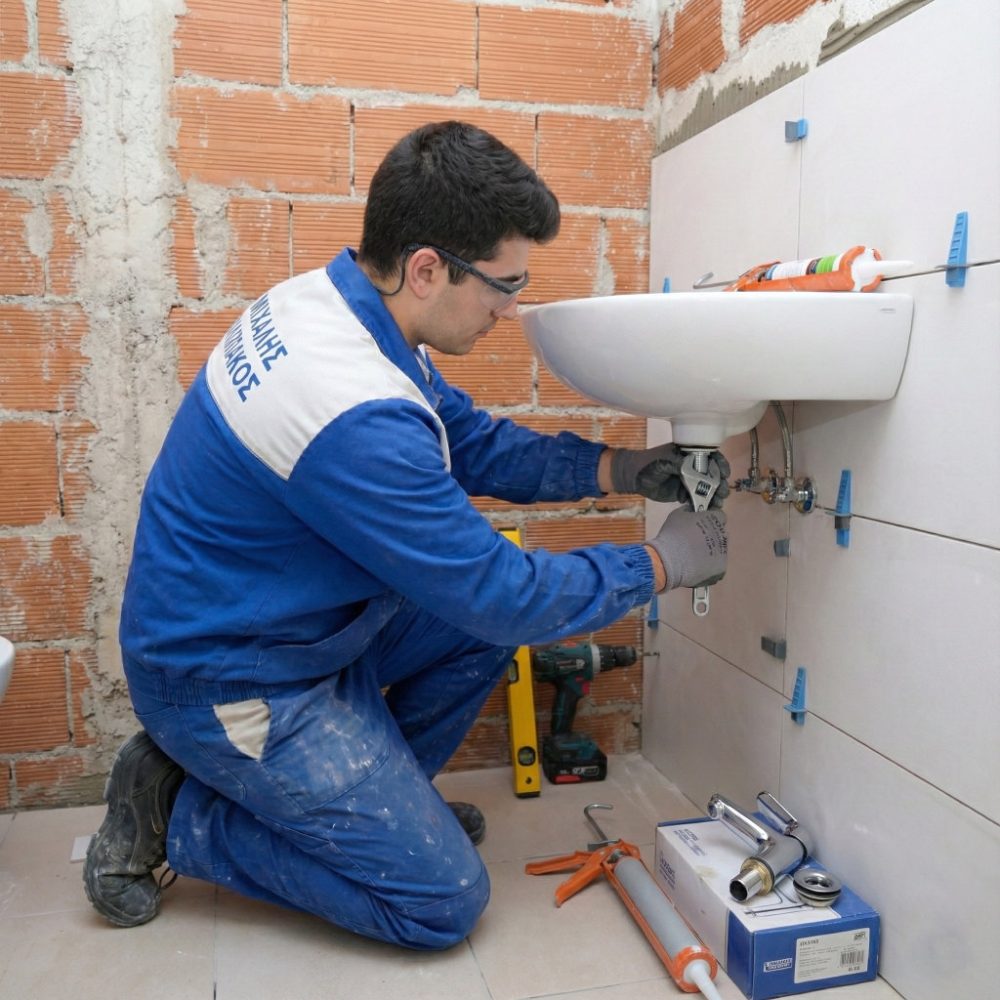 ydravlikos-mixalis-εγκατάσταση ειδών υγιεινής